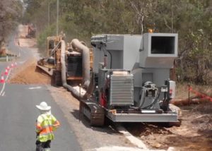 Dust Control for Trenching