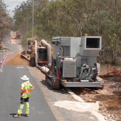 Dust Control for Trenching