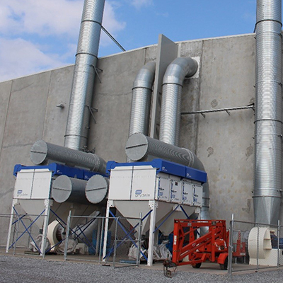 Fixed Dust Collectors for bulk storage handling