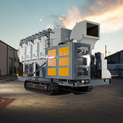 JMS-30-MDT Mobile Diesel Track Dust Collector