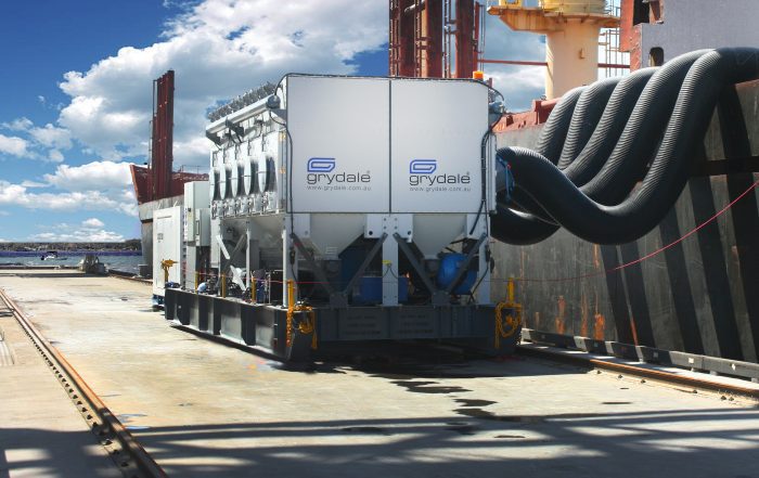 Dust Control for Ship Loading and Unloading