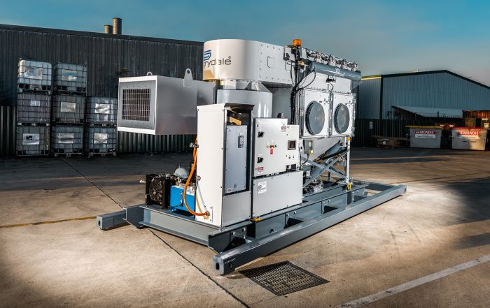 Mobile Electric Skid Dust Collector designed for Railway Projects
