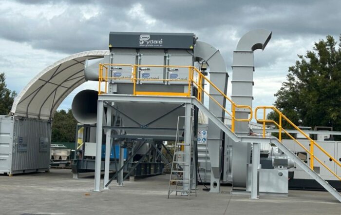 Grydale JMS F-Series Dust Collector in Testing Bay