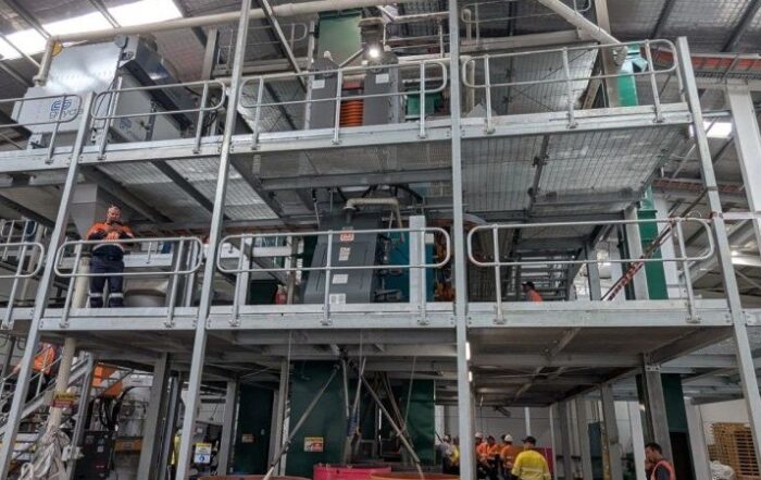 Installation of Grydale JMS F-Series Dust Collector on-site