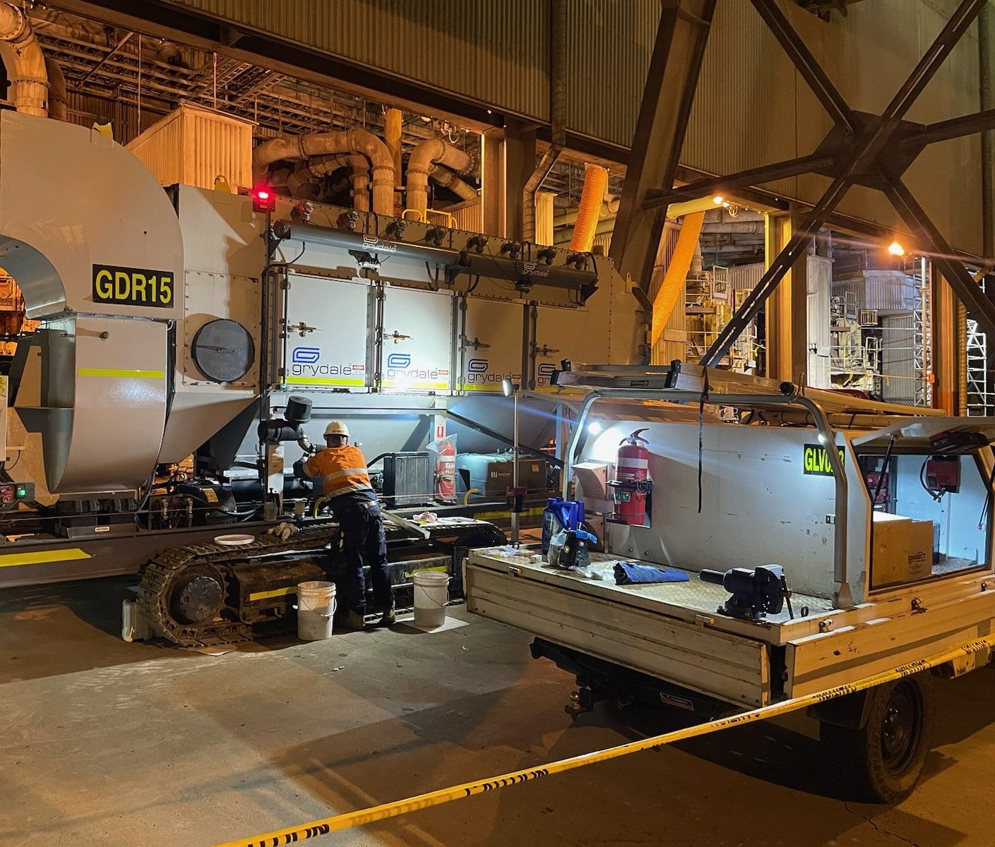 Grydale JMS-30-MDT Undergoing Routine Service