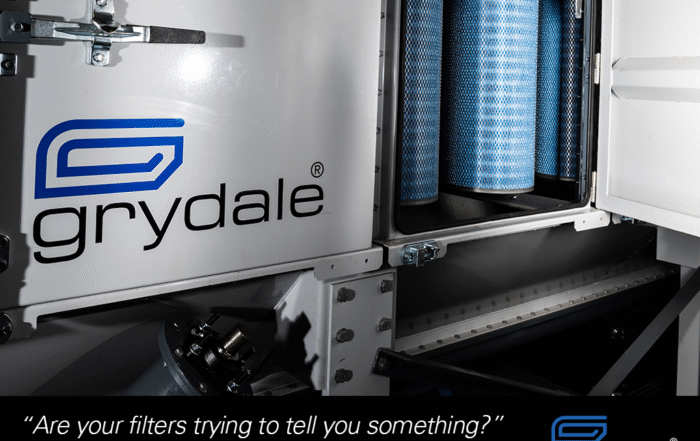 High Efficiency Filters are used in Grydale Dust Collectors - regular maintenance is essential to maintain system performance.